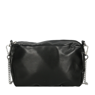 Kabelka O bag glam Simil pelle nappa Nero