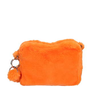 Kabelka O bag glam ecopelliccia Fluo arancione