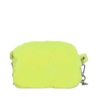 Kabelka O bag glam ecopelliccia Fluo lime
