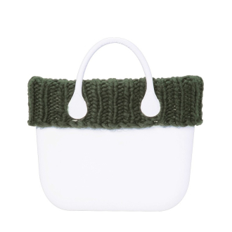 O bag standard band Lana maxi treccia Tortora