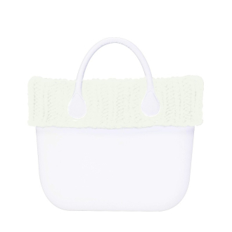 O bag standard band Lana maxi treccia Latte