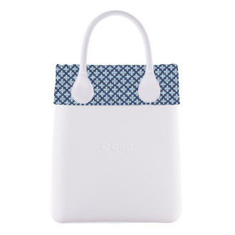 O bag chic Sangallo su denim Azzurro čelenka