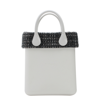 O bag chic Tweed Grigio čelenka