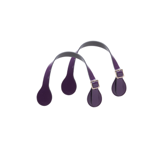 Vernice fibbia Porpora short handles