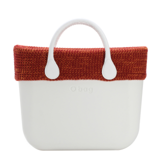 O bag mini Lana mouline Arancione Äelenka