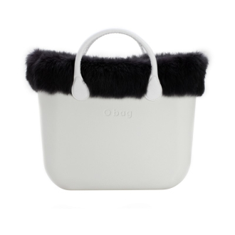 O bag mini Lapin rex Nero čelenka