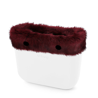 O bag mini Lapin Bordeaux čelenka