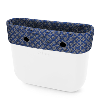 O bag standard band Sangallo su denim Grigio