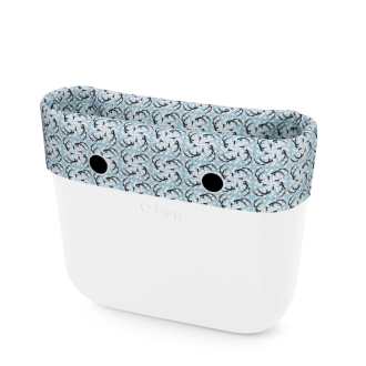 O bag mini Stampa sakura band Bianco