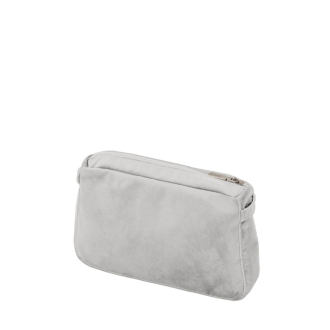 O bag glam Microfibra tinta unita Latte organizér