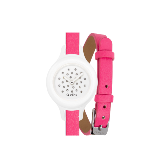 Watch O clock click shift Fluo fucsia