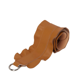 Ramenní popruh Rouche 110 con moschettoni simil pelle nappa Biscotto