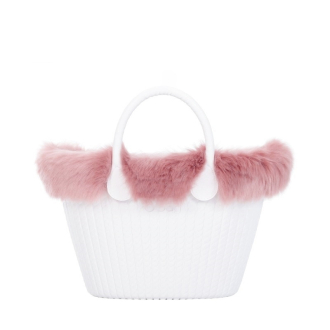 O bag pletená mini čelenka Volpe Rosa smoke