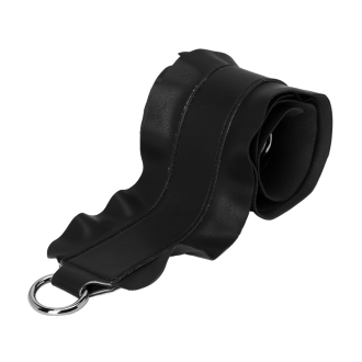 Ramenní popruh Rouche 110 con moschettoni simil pelle nappa Nero
