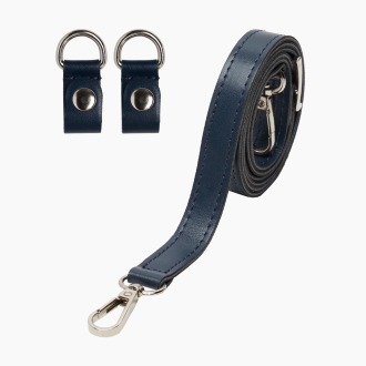 Popruh přes rameno Extraslim 110 a klipy Sintetico effetto nappa Easy Blu navy