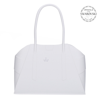 O bag unique Swarovski Latte