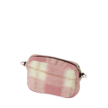 O kapesní organizér Jaquard check effetto plaid Sangria