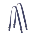 Linear handles con fibbietta Blu navy argento