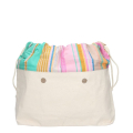 O bag beach mini organizér Righe miste tropical Multicolor