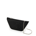 O bag sheen Saffiano orchid flap Nero