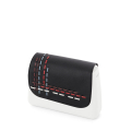 O bag glam flap Geometric insert Nero