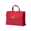Kabelka O bag soft smooth mini con pattina Ciliegia
