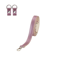 Ramenní popruh Extraslim 110 a klipy Prošívaný lesklý Lilac