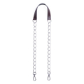 Catena eco leather shoulder strap Testa di moro