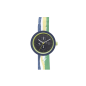 Watch O clock shift great foulard watercolor lines Cobalto