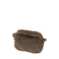 O bag pocket organizer Ecopelliccia lapin Tortora