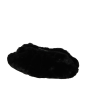 O bag puffy Fibra sintetica lapin Nero