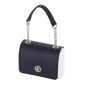 Flap O bag pocket Tumbled effect con manichetto Blue navy