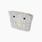 O Bag Mini Tessuto Shangai Skyway/Sabbia Organizer