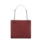 O bag double Bordeaux