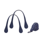 Rukojeti a popruh přes rameno O bag square Blu navy