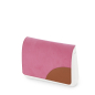 O bag glam flap Fibra sintetica Sangria