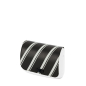 O taška s klopou Ecopelle active stripes Nero