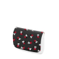 Klapka O bag pocket Simil pelle saffiano stampa all over minnie Nero