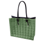 bag O nodi effetto 3D Raso Avocado