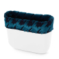 Band O bag standard Lapin laseratura pied de poule Blu navy ottanio