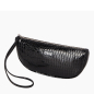 O bag Lips mirror cocco print Nero handbag