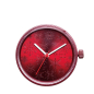 Hodinkový mechanismus O clock great Snowflakes Rosso