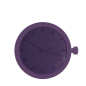 Orologio meccanismo O clock grande Tono su tono Melanzana