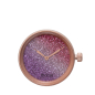Hodinový mechanismus O clock Glitter bicolor Cassis amaranto