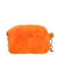 Kabelka O bag glam ecopelliccia Fluo arancione