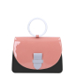 Kabelka O bag glam Nero