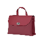 bag O morbida mini liscia con pattina Bordeaux