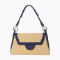 bag O Bag Paris Tessuto Rafia Navy Blue