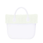 O bag standard band Lana maxi treccia Latte
