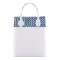 O bag chic Sangallo su denim Azzurro čelenka